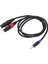 Çift Dişi Xlr'den 3,5 mm Y Ayırıcı Kablo Xlr'den 1/8 Inç Stereo Aux Bağlantı Mikrofon Konnektör Adaptör Kablosu Mikser CD Çalar Için 1 M/3,3 Ft (Yurt Dışından) 1