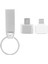U Disk Askı Tokası Usb2.0 Flash Kalem Sürücü Bellek Hücresi USB Bellek Hediye HS220 Otg Adaptörlü 16GB (Yurt Dışından) 3