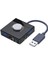 USB Ses Kartı Tak ve Çalıştır Harici USB Ses Adaptörü 3,5 mm USB Arayüzü Ses Kontrolü Pc Dizüstü Bilgisayar Için (Yurt Dışından) 3