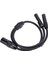 3pin Xlr Erkekten Çift 6.35MM Dişi Y Ayırıcı Kablo Xlr Erkekten Çift 1/4 Inç Mikrofon Kablosu Stereo Dönüştürücü Kablo 0,5 Metre (Yurt Dışından) 4