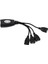4 Port USB 2.0 - RJ45 Hub Ethernet Uzatma Genişletici Ağ Adaptörü Kablo Kordonu (Yurt Dışından) 4