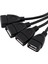 4 Port USB 2.0 - RJ45 Hub Ethernet Uzatma Genişletici Ağ Adaptörü Kablo Kordonu (Yurt Dışından) 5