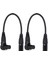Xlr Mikrofon Uzatma Kablosu Adaptörü 90 Derece Xlr Dişi - Düz Xlr Erkek 3 Pinli Mikrofon Bağlantı Kablosu Hoparlör Kayıt Stüdyosu Için 0,30 M/1,0 Ft (Yurt Dışından) 5