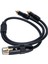 Xlr Dişi Y Ayırıcı Stereo Kablo 1.6ft Xlr Dişi 2 Phono Fiş Adaptör Kablosu Amplifikatör Kaydedici Hoparlör Tv Mikseri Için (Yurt Dışından) 5