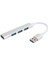 Usb3.0 Hub 4 Port Alüminyum Alaşımlı Adaptör Dönüştürücü Ultra Yüksek Hızlı Ayırıcı Aksesuarları (Yurt Dışından) 1
