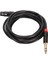 Xlr Dişi - 1/4 Inç 6,35 mm Kablo Profesyonel Tak ve Çalıştır 20 Awg Ofc Çekirdek Mikrofon Kablosu 9,8 Ft (Yurt Dışından) 5