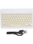 Taşınabilir Mini Kablosuz Bluetooth Klavye Ispanyolca Ipad/samsung/xiaomi/huawei Tablet Pc Içinsarı (Yurt Dışından) 1