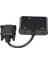 VGA - HDMI Adaptörü 3'ü 1 Arada Güç Dönüştürücü Tv Projektör Ekranları Sesli Dizüstü Bilgisayar Siyah (Yurt Dışından) 5