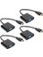 4 Adet HDMI - VGA Hat Adaptörü Kablosu Dizüstü Bilgisayar DVD PS3/X360 Kutusu 1080P Video Hdtv (Yurt Dışından) 2