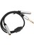 6.35MM'DEN Çift 6.35MM Y Ayırıcı Kablo Profesyonel 1/4 Inç Stereo Kablo Amplifikatör Mikrofon Hoparlör Için (Yurt Dışından) 4