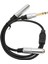 6.35MM'DEN Çift 6.35MM Y Ayırıcı Kablo Profesyonel 1/4 Inç Stereo Kablo Amplifikatör Mikrofon Hoparlör Için (Yurt Dışından) 5