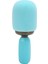 El Tipi Karaoke Mikrofonu Rgb Işık Destekli Hafıza Kartı Taşınabilir Kablosuz Bluetooth Şarkı Söyleme Mikrofonu Çocuklar Yetişkinler Için Mavi (Yurt Dışından) 3