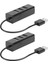 2 Adet 1 Ila 4 Hub Usb2.0 4 Port Siyah Masaüstü Bilgisayar Dizüstü Mobil Sabit Sürücüler Için (4usb Arayüzüsiyah) (Yurt Dışından) 3