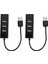 2 Adet 1 Ila 4 Hub Usb2.0 4 Port Siyah Masaüstü Bilgisayar Dizüstü Mobil Sabit Sürücüler Için (4usb Arayüzüsiyah) (Yurt Dışından) 5