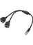 RJ45 Ethernet Ayırıcı Kablo 1 Erkek 2 Dişi Portlu Kararlı Hızlı Iletim Cat5 RJ45 Ayırıcı Kablo Yönlendirici Modem Için (Yurt Dışından) 4