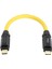 Tip C Uzatma Kablosu Pd3.1 Desteği 140W Hızlı Şarj 20GBPS Yüksek Hızlı Hd 8k 60Hz Tip C'den Tip C'ye Veri Kablosu Erkekten Erkeğe, 0,2 M/0,7 Ft Düz Kablo (Yurt Dışından) 5