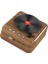 Vinil Plak Bluetooth Hoparlör Yenilikçi Mini Fm Radyo Hifi Stereo Ses Retro Fonograf Kablosuz Hoparlör Ahşap Desenli (Yurt Dışından) 3