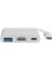 USB 3.1 Hub 3'ü 1 Arada Çok Işlevli Hub - 4K USB 3.0 Adaptörü HDMI Kablosu Os x Için (Yurt Dışından) 5