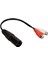 Xlr Erkek - 2 Rca Dişi Y Ayırıcı Kablo 3 Pin 0.6 Feet Gürültü Azaltma Ses Kablosu Adaptörü Mikserler Güç Amplifikatörleri Için (Yurt Dışından) 3