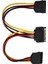 Sata Adaptör Kablosu 1'i 2 Arada Bilgisayar Sabit Diski Optik Sürücü Güç Kaynağı Uzatma Hattı (Yurt Dışından) 3