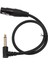 Xlr Dişi - 6.35MM Erkek Mono Kablo Dengeli Xlr Dişi - 1/4 Inç Erkek 90 Derece Dik Açı Kablo Kordonu (Yurt Dışından) 2