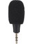 Mıni Taşınabilir Kondansatör Mikrofon 3.5mm Mikrofon Cep Telefonu Pc Kaydedici Tek Yönlü (Yurt Dışından) 3