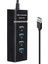 1 Ila 4 USB 3.0 Hub Erkekten Dişiye USB Genişletici Adaptör Kablo Ayırıcı Pc Dizüstü Bilgisayar Için (Yurt Dışından) 3