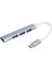 C Hub 4 Port Usb'den Typec Adaptörü 5gbps Taşınabilir MacBook Pro Dizüstü Tablet Için (Yurt Dışından) 2