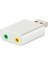 7.1 Kanal Harici USB 2.0 Ila 3.5mm Stereo Ses Ses Kartı Mikrofon Adaptörü Hoparlör (Gümüş) (Yurt Dışından) 1