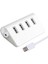 Alüminyum Alaşımlı 4 Port Usb3.0 Hub Yüksek Hızlı Bilgisayar/dizüstü Bilgisayar Ayırıcı Adaptörü (Yurt Dışından) 1