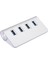 Alüminyum Alaşımlı 4 Port Usb3.0 Hub Yüksek Hızlı Bilgisayar/dizüstü Bilgisayar Ayırıcı Adaptörü (Yurt Dışından) 3