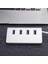 Alüminyum Alaşımlı 4 Port Usb3.0 Hub Yüksek Hızlı Bilgisayar/dizüstü Bilgisayar Ayırıcı Adaptörü (Yurt Dışından) 5