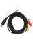Mini Dın 9 Pin - 3 Rca Kablo Erkek - Erkek Nikel Kaplamalı Ses Video Kompozit Kablo Tv Av Alıcı Monitör Için 5.9ft (Yurt Dışından) 2