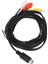 Mini Dın 9 Pin - 3 Rca Kablo Erkek - Erkek Nikel Kaplamalı Ses Video Kompozit Kablo Tv Av Alıcı Monitör Için 5.9ft (Yurt Dışından) 4