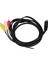 Mini Dın 10 Pin - 3 Rca Kablo Erkek - Erkek Net Sinyal Video Adaptör Kablosu Tv Monitör Projektör Için 5.9ft (Yurt Dışından) 4