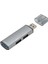 USB 3.0 Hub 3 Port 5gbps Iletim Tak ve Çalıştır Alüminyum Alaşımlı USB Ayırıcı Masaüstü Dizüstü Bilgisayar HDD Yazıcı Için (Yurt Dışından) 2