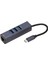 4'ü 1 Arada USB C Hub RJ45 100MBPS Ethernet Bağlantı Noktası 3 USB Bağlantı Noktası Dizüstü Bilgisayarlar Tabletler Için Depolama Delikli USB C - Ethernet Adaptörü (Yurt Dışından) 1