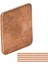 Masaüstü Dizüstü Bilgisayar Cpu Için 100 Adet Bakır Ped Shim Isıl Iletkenlik Çapaksız Bakır Shim Isı Emici 15X15X0.8MM (Yurt Dışından) 5