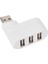 USB Hub'ları Portları USB 2.0 Mini Döner Ayırıcı Adaptörü Hub Pc Dizüstü Bilgisayar Mac Beyaz (Yurt Dışından) 3