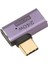 USB C Dişi - USB C Erkek Konnektör Pd 240W 8k 60HZ 40GBPS Usb4.0 C Dik Açı Adaptörü Cep Telefonu Tablet Dizüstü Bilgisayar Için (Yurt Dışından) 2