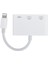 3'ü 1 Arada Otg Adaptörü Genişletme Yuvası Ios Hafıza Kartı USB Hub Klavye Fare Kamera Piyano (Yurt Dışından) 4