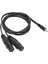 3,5 Mm'den Çift Xlr Kablosuna 22AWG Ofc Hi-Fi Ses Kalitesi 3,5 mm Erkekten 2 Xlr Dişi Mikrofon Kablosuna Performans Için (Yurt Dışından) 4