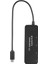 Typec Superspeed 4port 2.0 Hub Şerit Harici Güç Kaynağı Plastik USB Çoklu Port Adaptörü (Yurt Dışından) 4