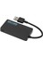 Usb3.0 Hub 4 Port Iyi Isı Dağılımı 5gbps Yüksek Hızlı Iletim Usb3.0 Ayırıcı Yerleştirme Istasyonu Siyah (Yurt Dışından) 3