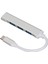 USB C Hub 4'ü 1 Arada Yüksek Hızlı Hafif Taşınabilir USB Yerleştirme Istasyonu Klavye Yazıcı Cep Telefonu Tablet Gümüş (Yurt Dışından) 4