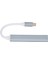 USB C Hub 4'ü 1 Arada Yüksek Hızlı Hafif Taşınabilir USB Yerleştirme Istasyonu Klavye Yazıcı Cep Telefonu Tabletgri (Yurt Dışından) 5