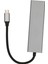 USB C Hub 6'sı 1 Arada Alüminyum Alaşım 100W Pd Şarj 4K UHD 5gbps Iletim USB C Ayırıcı Tv Monitör Projektör Için (Yurt Dışından) 1