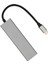 USB C Hub 6'sı 1 Arada Alüminyum Alaşım 100W Pd Şarj 4K UHD 5gbps Iletim USB C Ayırıcı Tv Monitör Projektör Için (Yurt Dışından) 3