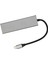 USB C Hub 6'sı 1 Arada Alüminyum Alaşım 100W Pd Şarj 4K UHD 5gbps Iletim USB C Ayırıcı Tv Monitör Projektör Için (Yurt Dışından) 5