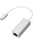 Ethernet Adaptörü USB C'den RJ45 Ethernet Gümüş Kararlı Iletim Dönüştürücü MacBook Pro Için Galaxy S9/s8/ Note 9100 MB (Yurt Dışından) 1